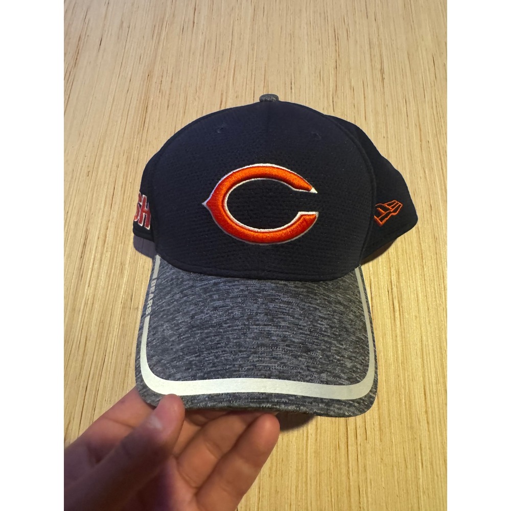 New Era Chicago Bears Hat Mens Medium-Large NFL Sideline 39THIRTY Navy GSH 47